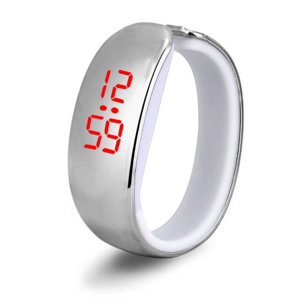 LED electronic Watch - Silver