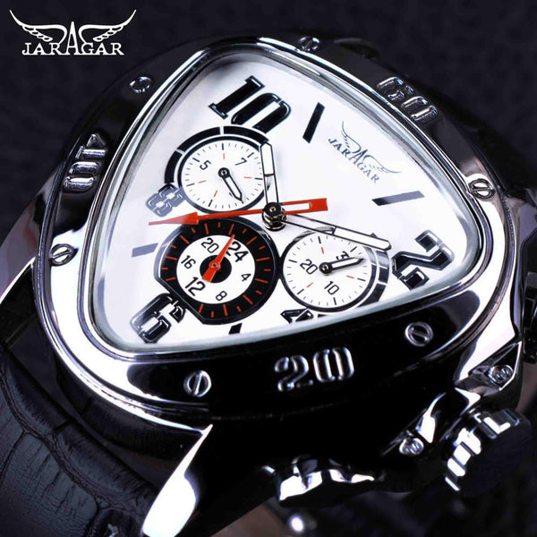 Ultra Luxury Mechanical Steel Chronograph Automatic Watch - White